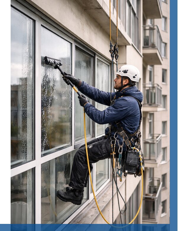 Мойка балконного остекления в Зиме от 3580 р. | ВЫСОТНИК-Зма