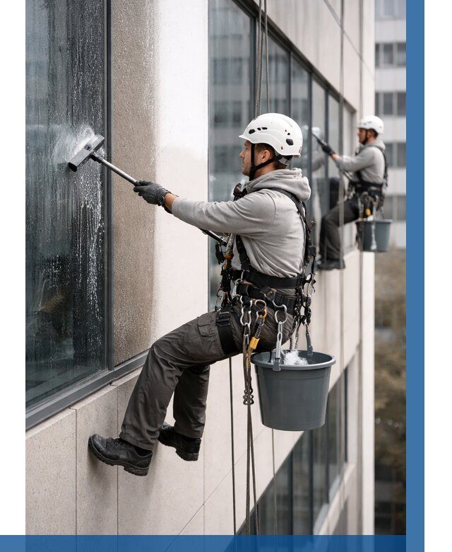 Мойка фасадов зданий в Зиме под ключ от 358 р. | ВЫСОТНИК-Зма