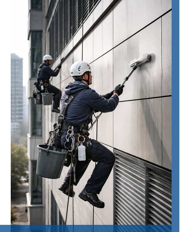 Мойка вентилируемого фасада в Зиме от 256 р. | ВЫСОТНИК-Зма