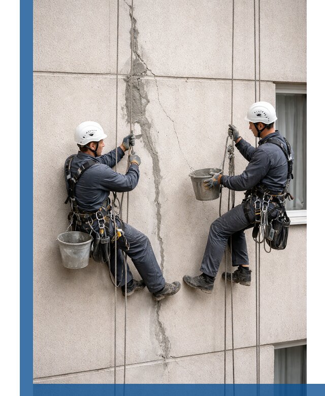 Заделка трещин на фасаде в Зиме с гарантийным ремонтом