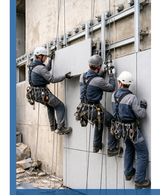 Монтаж вентилируемого фасада в Зиме под ключ с гарантией качества