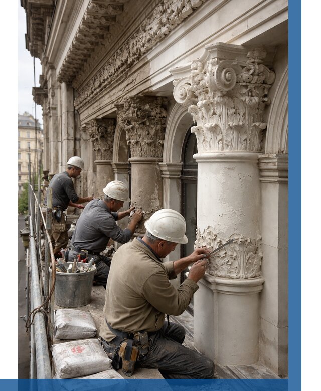 Реставрация фасадной лепнины в Зиме от 2557 р. | ВЫСОТНИК-Зма