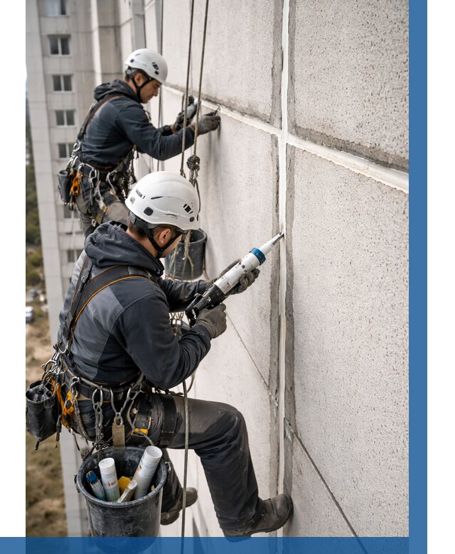 Герметизация межпанельных швов в Зиме от 716 р. | ВЫСОТНИК-Зма