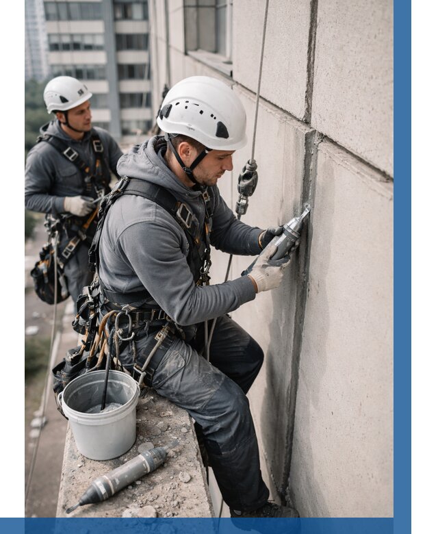 Ремонт деформационных швов здания в Зиме от 1023 р. | ВЫСОТНИК-Зма