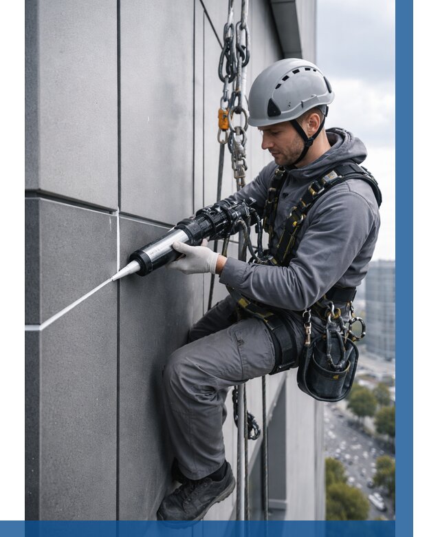 Герметизация стыков фасадных панелей в Зиме от 6648 р.| ВЫСОТНИК-Зма