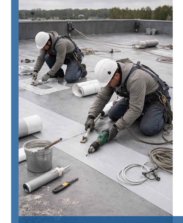 Ремонт мембранной кровли в Зиме качественно и с гарантией