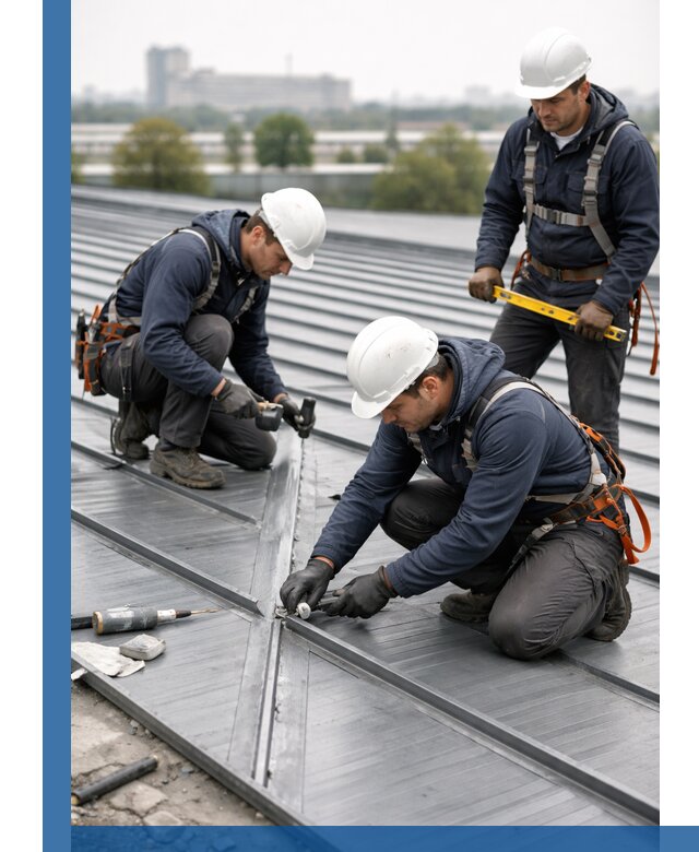 Ремонт фальцевой кровли в Зиме срочно и качественно