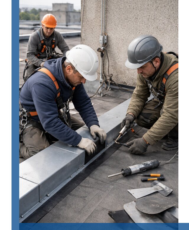 Ремонт кровельных примыканий в Зиме профессионально