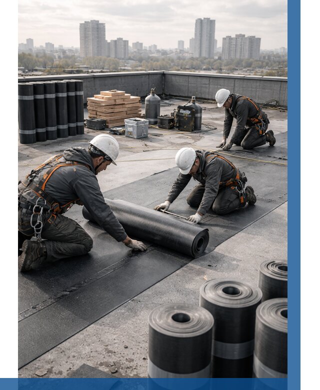 Монтаж мягкой кровли под ключ в Зиме от 460 р. | ВЫСОТНИК-Зма