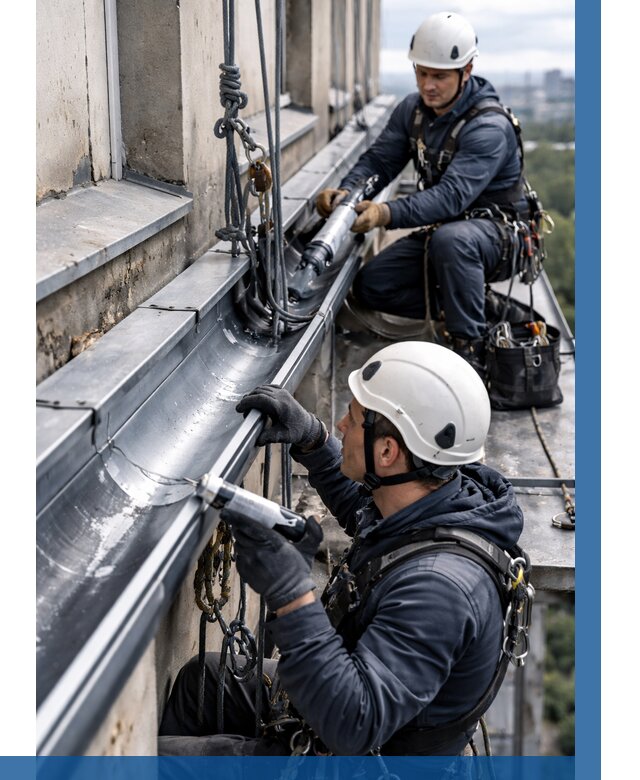 Ремонт водосточных желобов в Зиме от 6648 р. | ВЫСОТНИК-Зма