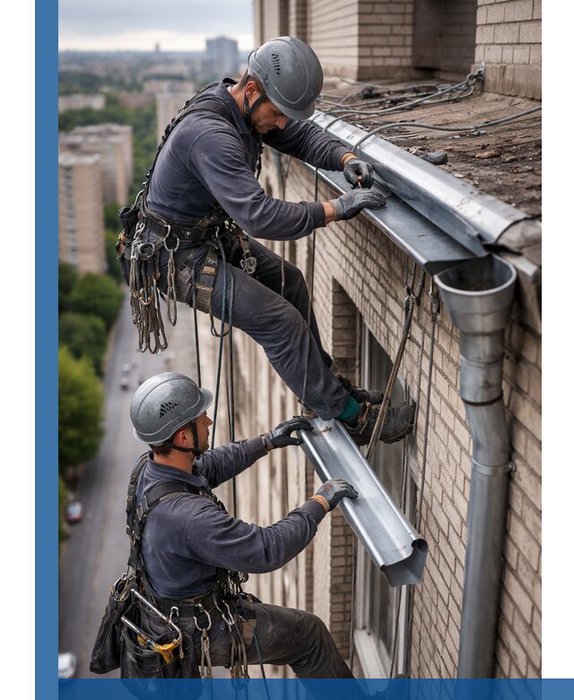 Ремонт водосточных желобов в Зиме, быстро и качественно