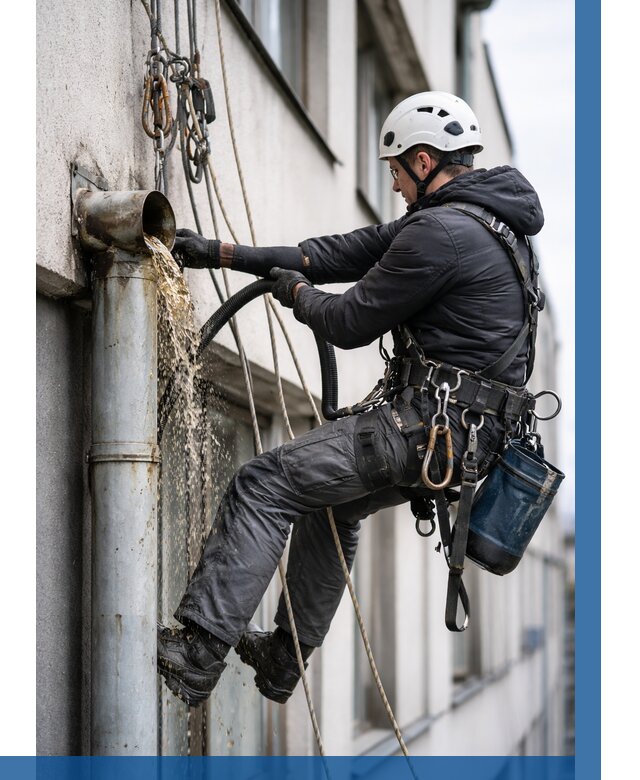 Прочистка водосточных труб в Зиме от 3580 р. | ВЫСОТНИК-Зма