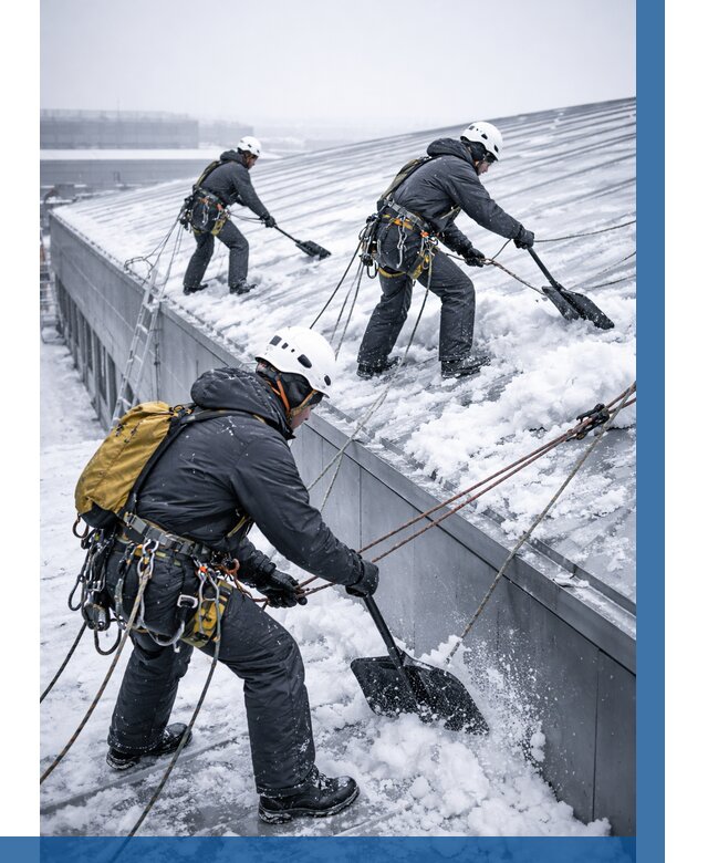 Очистка навесов от снега в Зиме от 4603 р. | ВЫСОТНИК-Зма