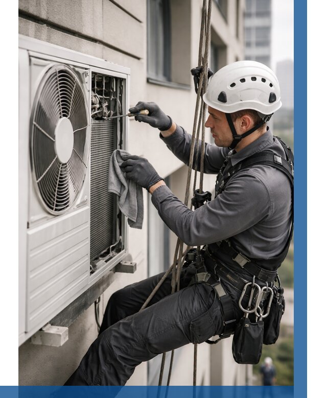 Обслуживание внешнего блока кондиционера в Зиме от 2762 р.ВЫСОТНИК-Зма