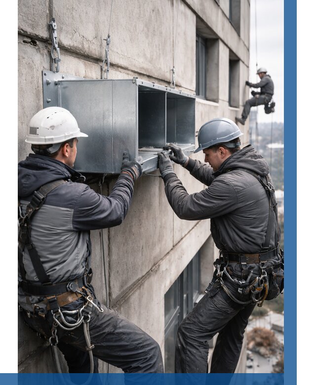 Монтаж вентиляционных коробов в Зиме от 3068 р. | ВЫСОТНИК-Зма