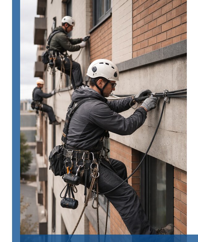 Крепление кабеля на фасаде монтаж и крепеж в Зиме