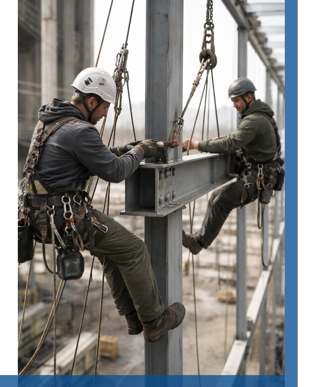 Монтаж металлоконструкций на высоте в Зиме от 3580 р. | ВЫСОТНИК-Зма