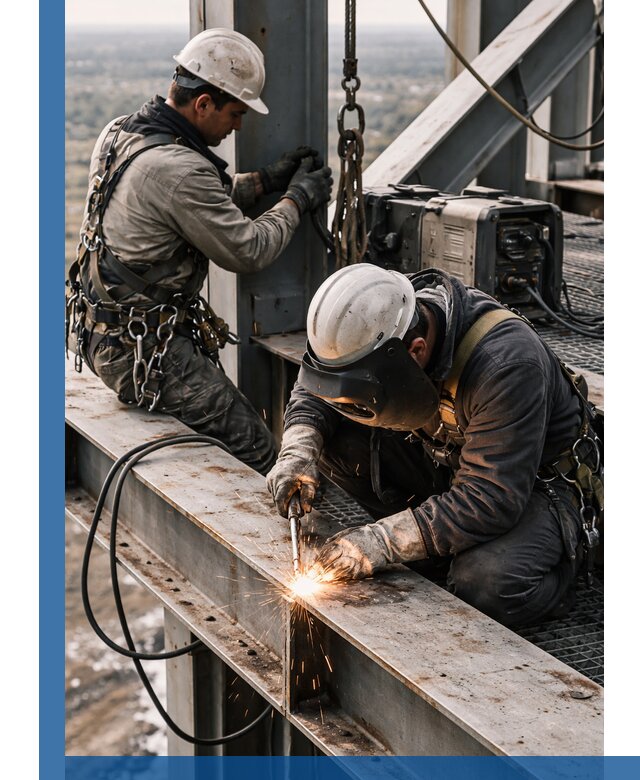 Высотные сварочные работы в Зиме для промышленных объектов