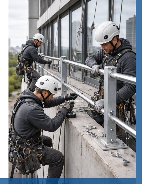 Монтаж ограждений на высоте в Зиме, от 1227 р. | ВЫСОТНИК-Зма