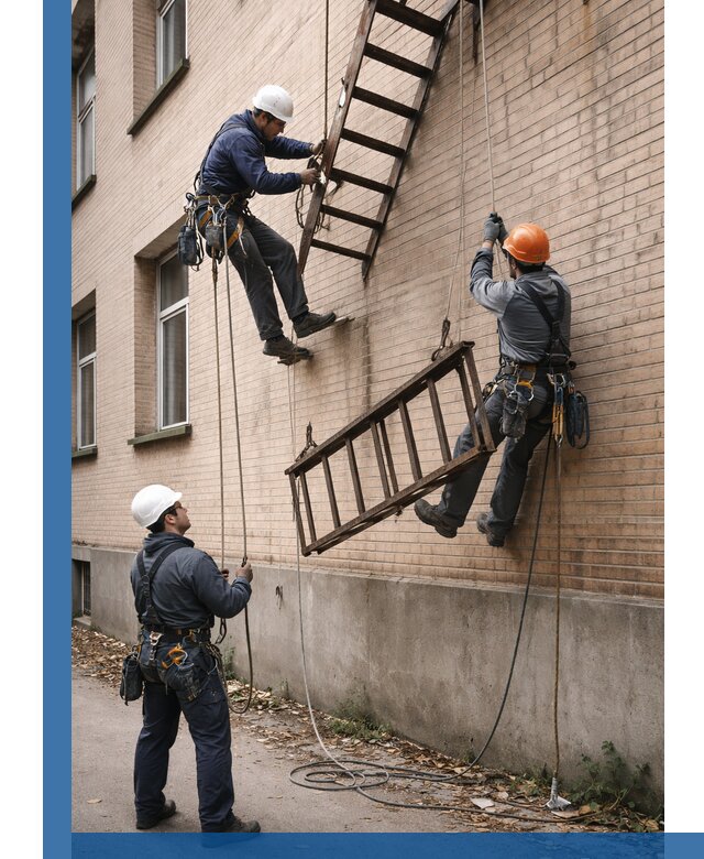 Демонтаж пожарной лестницы в Зиме быстро и безопасно