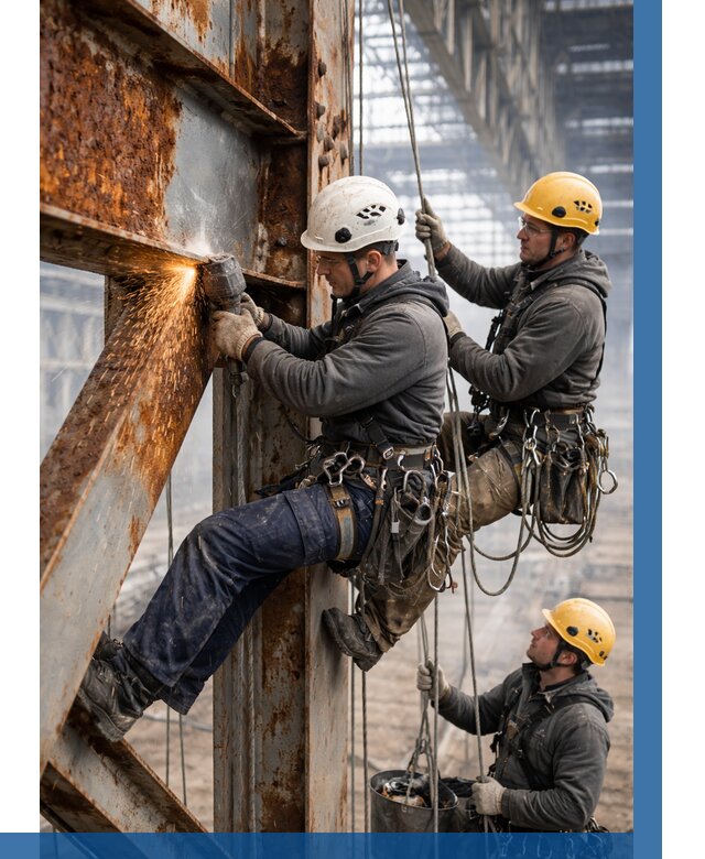 Зачистка металла от ржавчины в Зиме от 358 р. | ВЫСОТНИК-Зма