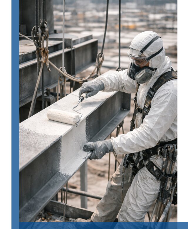 Профессиональная огнезащитная обработка металлоконструкций в Зиме