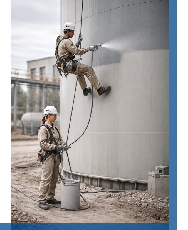 Покраска резервуаров в Зиме от 1227 р. | ВЫСОТНИК-Зма — заказать