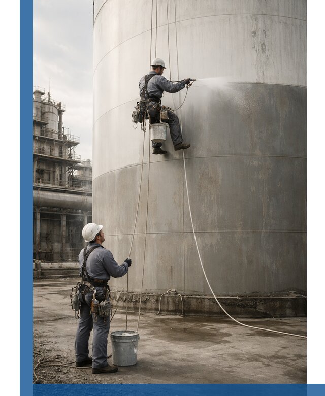 Покраска стальных резервуаров и емкостей в Зиме профессионально