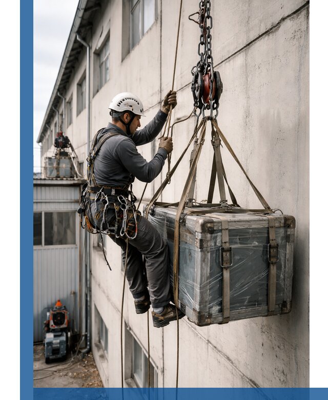 Подъем грузов на высоту в Зиме для промышленных объектов