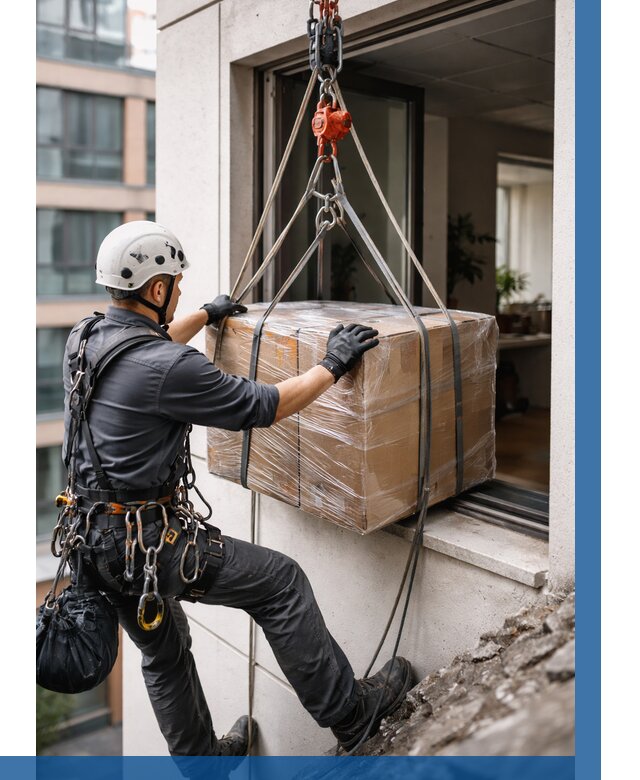 Подъем груза через окно в Зиме от 4603 р. | ВЫСОТНИК-Зма