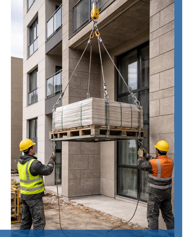 Подъем керамогранита на этаж в Зиме от 3580 р. | ВЫСОТНИК-Зма