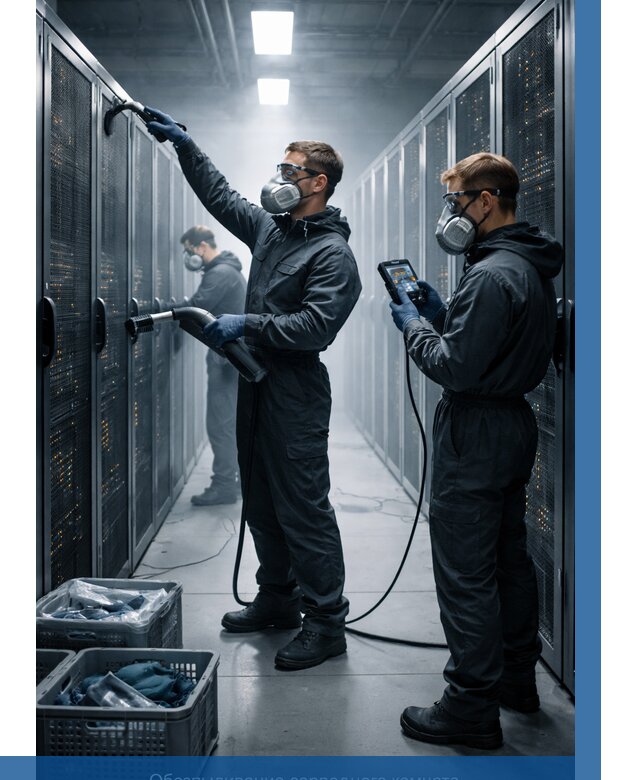 Обеспыливание серверной комнаты в Зиме от 4603 р. | ВЫСОТНИК-Зма