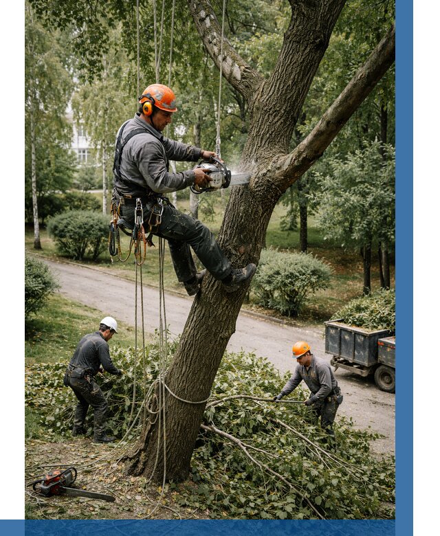 Кронирование деревьев в Зиме от 6648 р. | ВЫСОТНИК-Зма