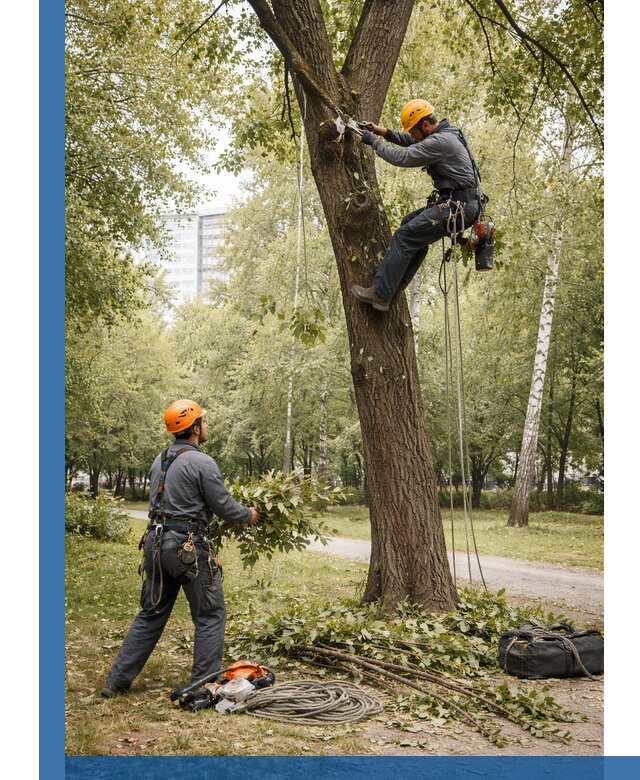 Санитарная обрезка деревьев в Зиме, профессионально и безопасно
