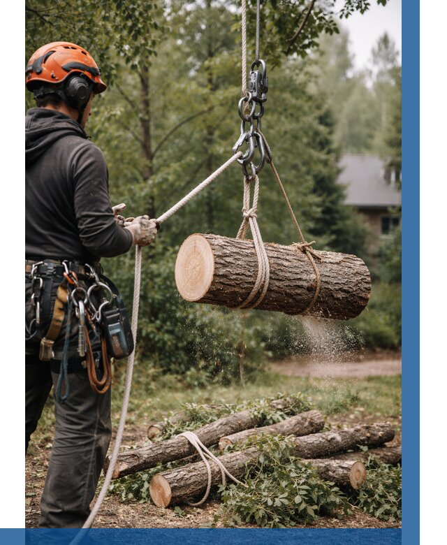 Валка деревьев частями в Зиме от 7671 р. | ВЫСОТНИК-Зма