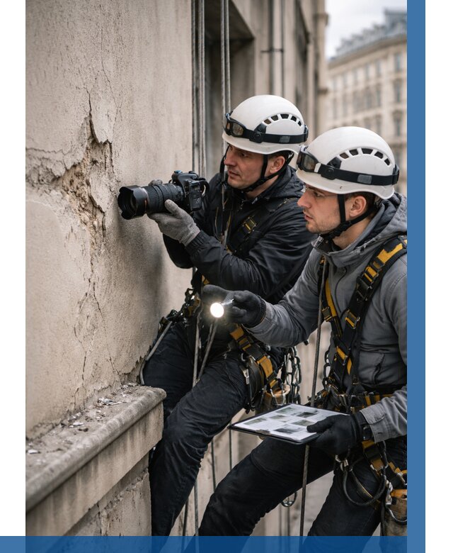 Фотофиксация дефектов фасада в Зиме от 4603 р. | ВЫСОТНИК-Зма