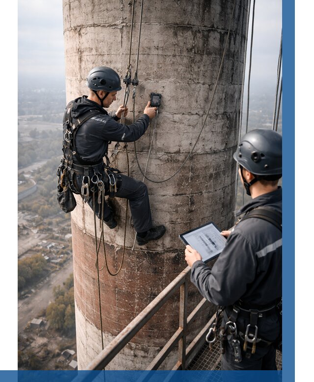 Обследование дымовой трубы в Зиме от 8182 р. | ВЫСОТНИК-Зма