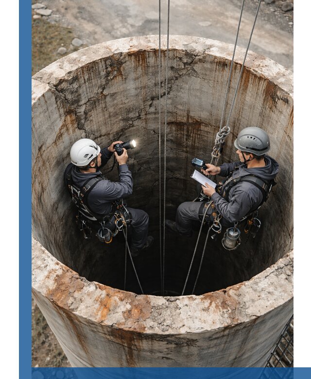 Обследование дымовой трубы: диагностика и оценка состояния в Зиме