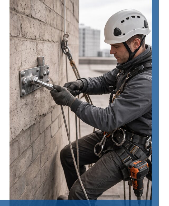 Установка анкерных точек в Зиме от 3580 р. | ВЫСОТНИК-Зма